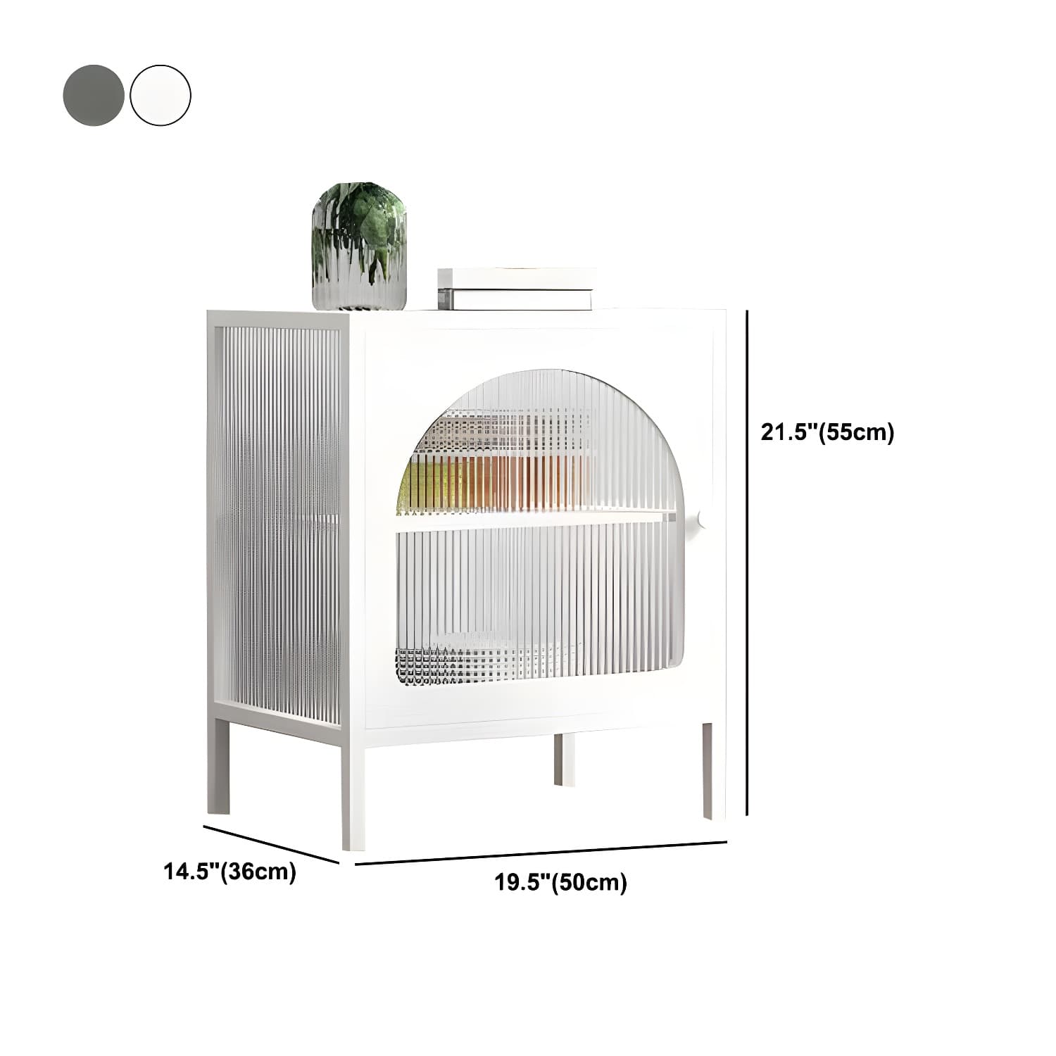 Modern Indoor Dining Server with Glass Doors Polished Finish Metal Sideboard - image 13