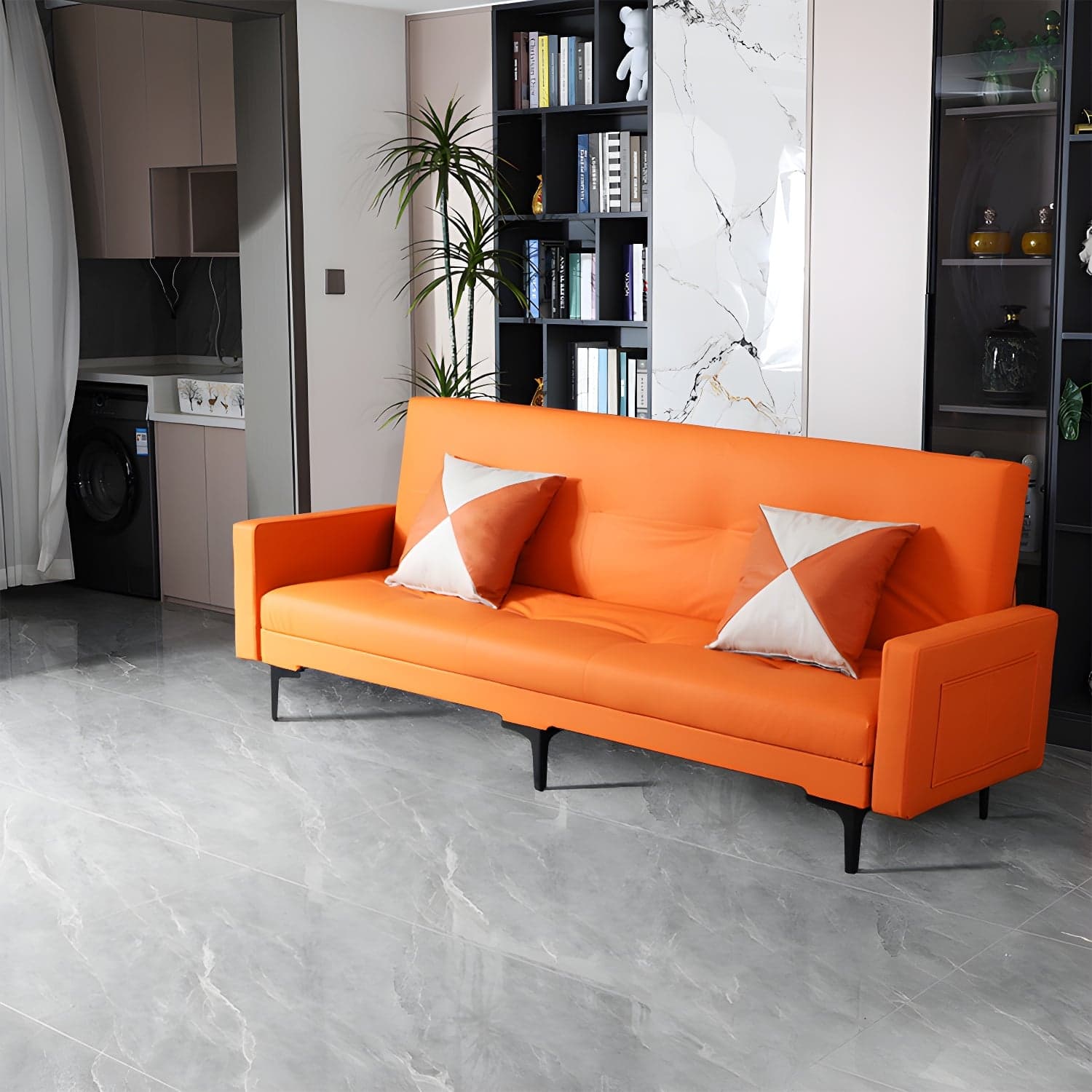 Modern Folding Double Chaise in Natural Color for Drawing Room - image 8