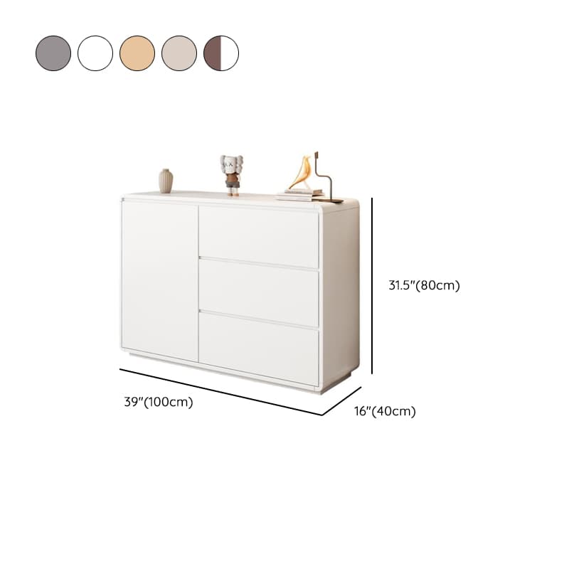 Contemporary Sideboard with 3 Drawers, Closet, Standard/Wide/Narrow Sizes, 1 Shelf, Kitchen Cupboards, and 2/3/Single Doors - image 15