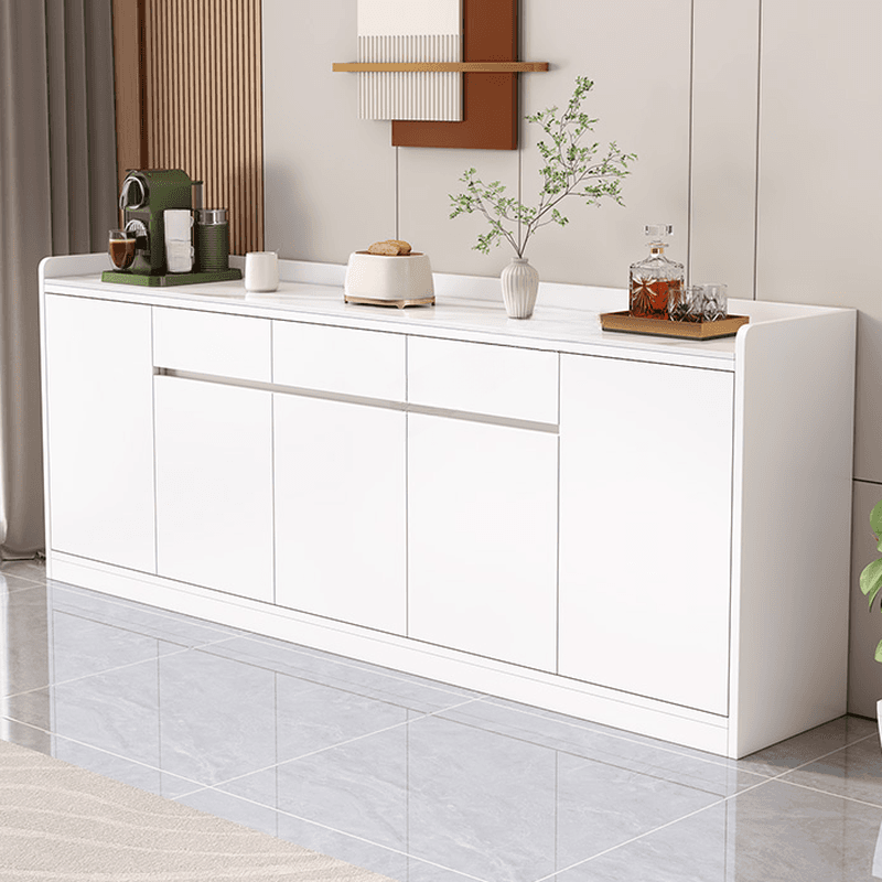 Chalk Stone Detached Standard/Narrow Oven Cabinet with 2 Drawers/3 Drawers, Alterable Shelf, 4 Doors/2 Doors/5 Doors