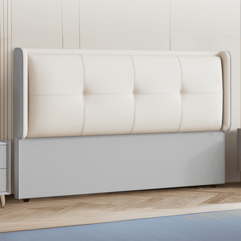 Simplistic Style Wingback Headboard with No Distressing, Piled Tufted Rectangular Shape for King/Queen/Full Bed, Featuring Sponge Upholstery and Standard Height - image 7