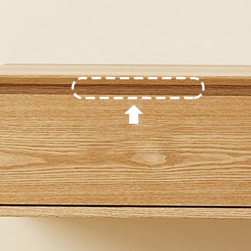 Contemporary Floating Wood TV Stand with 2-Drawer/4 Drawers and 2 Cabinets/1-Cabinet - image 17