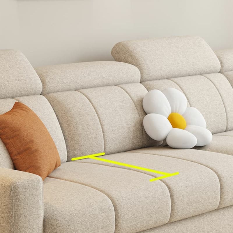 Modern Style L-Shape Sofa Recliner with Storage and Recessed Arm - image 10
