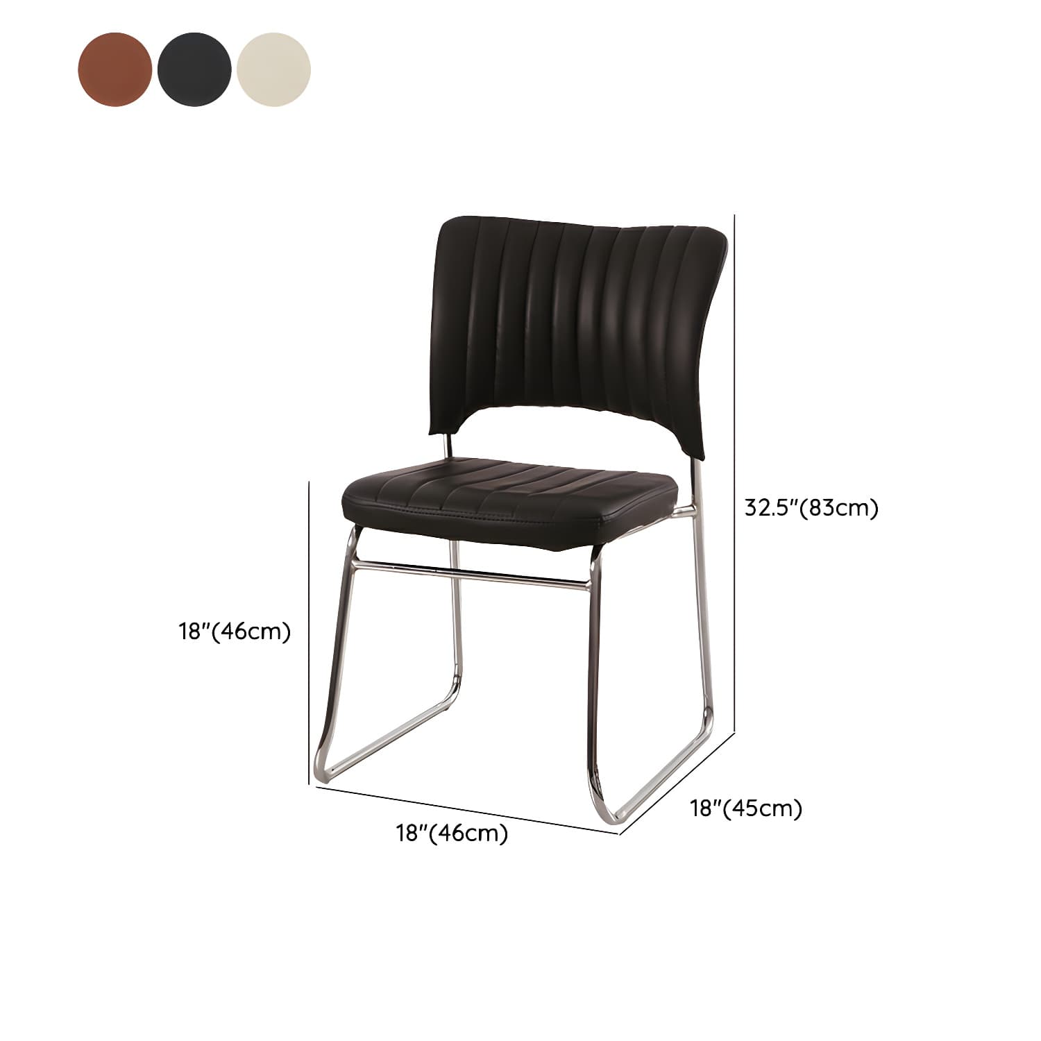 Modern Glass Round Dining Set with Three-Leg Metal Base - Clear, 36-inch Table - image 17