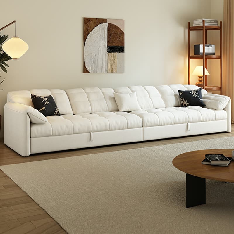 L-Shape/Straight Expandable Tufted Left Hand Facing/Horizontal Sofa Recliner/Sofa Couch with Concealed Support & Hidden Storage - image 3