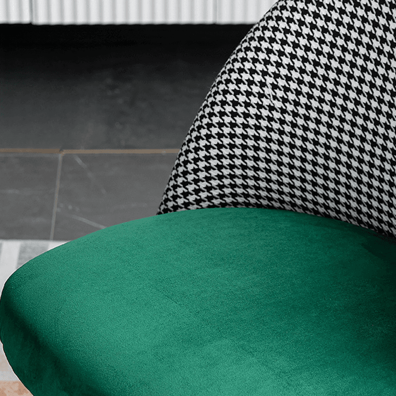 Unwavering Textile Upholstered Side Chair with Solid Back and Foot Pads for Dining Room in a Lavish Style - image 21