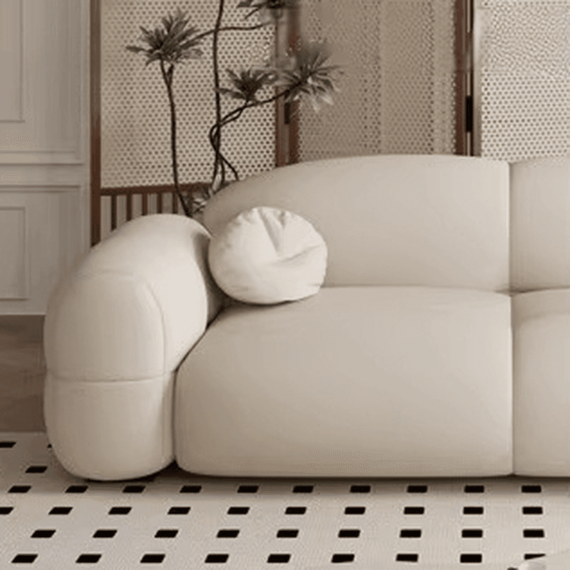 Versatile Grey/Blush/Amber Flannel Standard Sofa/Loveseat with Arm and Concealed Support - image 9