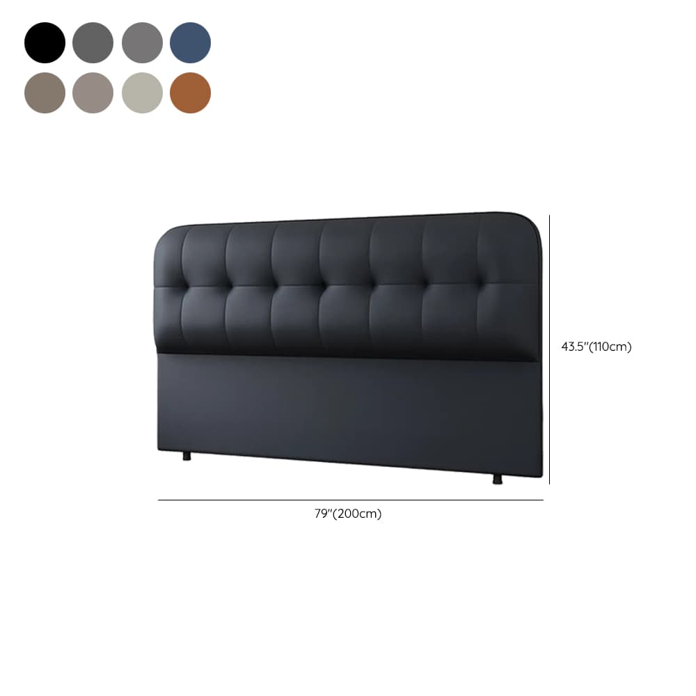 Modish Free-standing Standard Full(54"W x 75"L)/Twin(38"W x 75"L) Panel No Distressing With Legs in Wood and Stitch-tufted - image 20