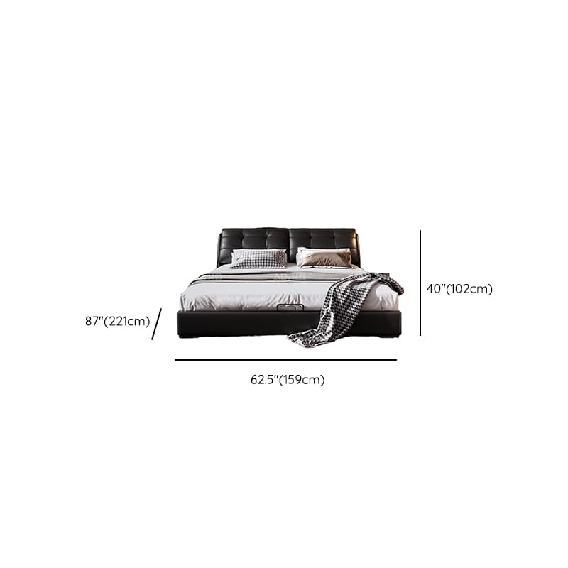 Solid Color Storage Bed/Platform Bed with Pine Wood Frame, Button-tufted for Living Room - image 11