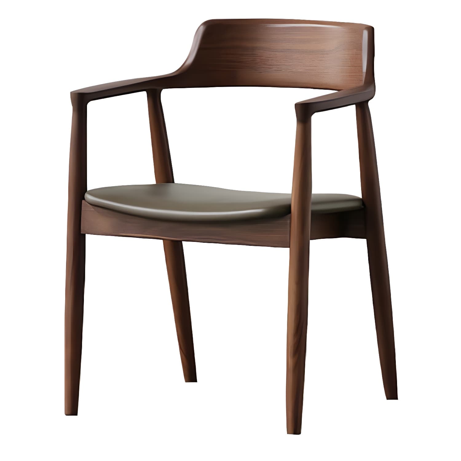 Modern Style Round Solid Wood Dining Set 1/2/4/5 Pieces Dining Set for Dining Areas - image 5