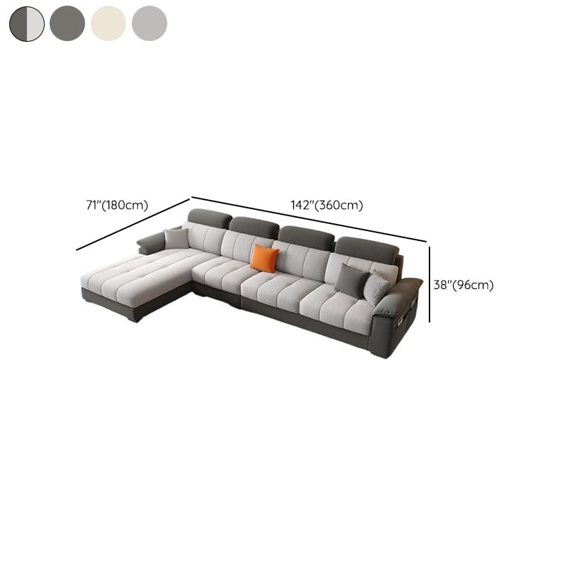 L-Shape Sofa Recliner, 1-Seater with Reversible Orientation - image 25
