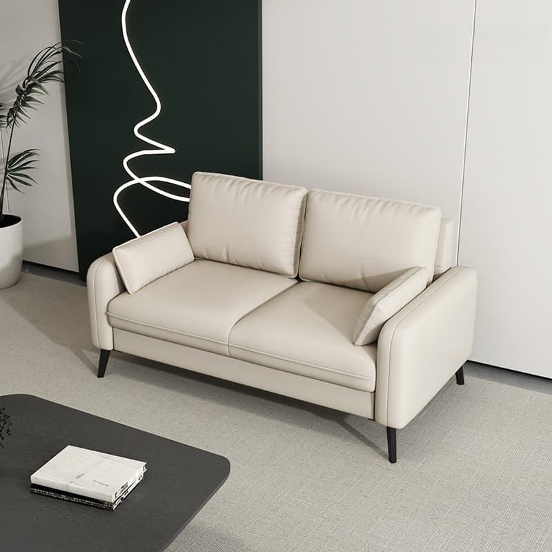 Tear Resistant Loveseat in Gray/Navy Blue/Amber Color with Arm - image 5