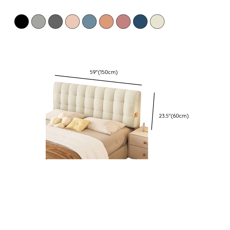 Low Upholstered Panel Headboard with Storage, Button-tufted Rectangle Design for Queen/Full Bed, Featuring Sponge Fill - image 13