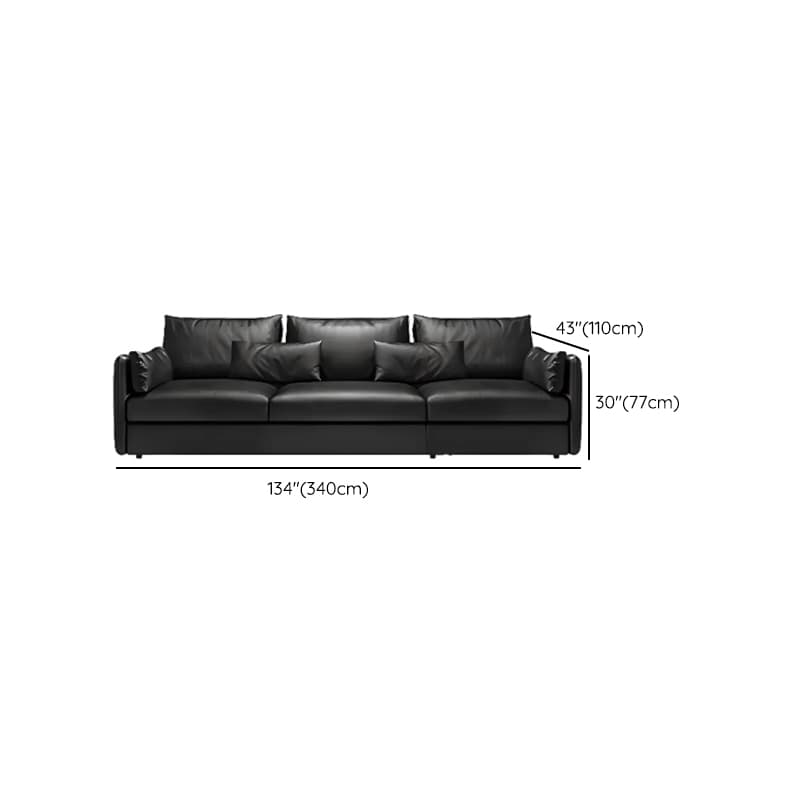 Straight/L-Shape Horizontal/Right Ink/White Sofa Couch/Sofa Recliner with Concealed Support for Drawing Room - image 17
