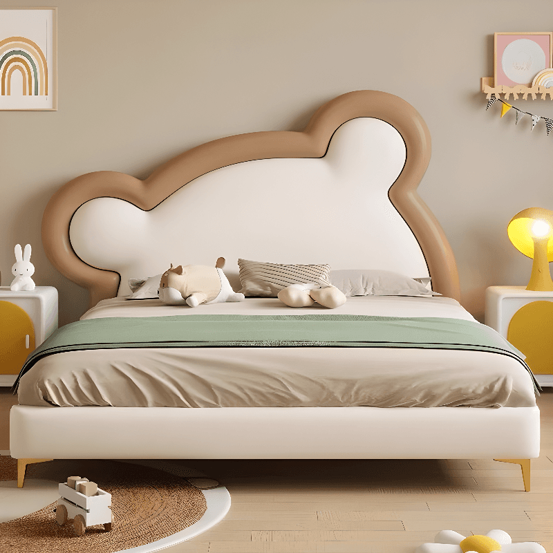 Modern Free-standing Standard King(76"W x 80"L)/Queen(60"W x 80"L)/Full(54"W x 75"L) Arched/Portman/Camelback Panel No Distressing With Legs in Wood - image 6