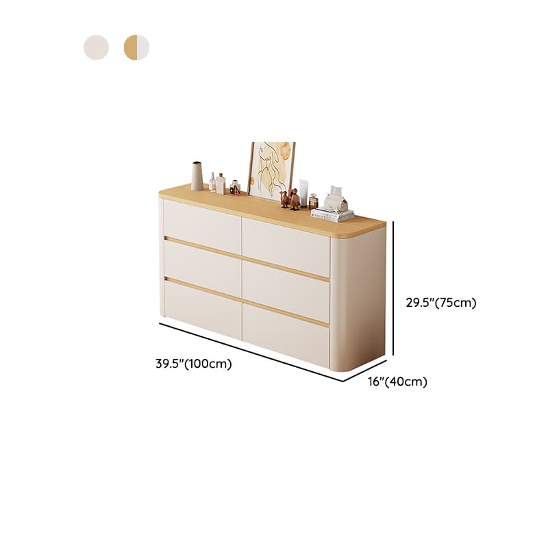 Casual Composite Wood Console Dresser/Bachelor Chest with 8/6/4 Drawers in Horizontal/Vertical Orientation - image 12