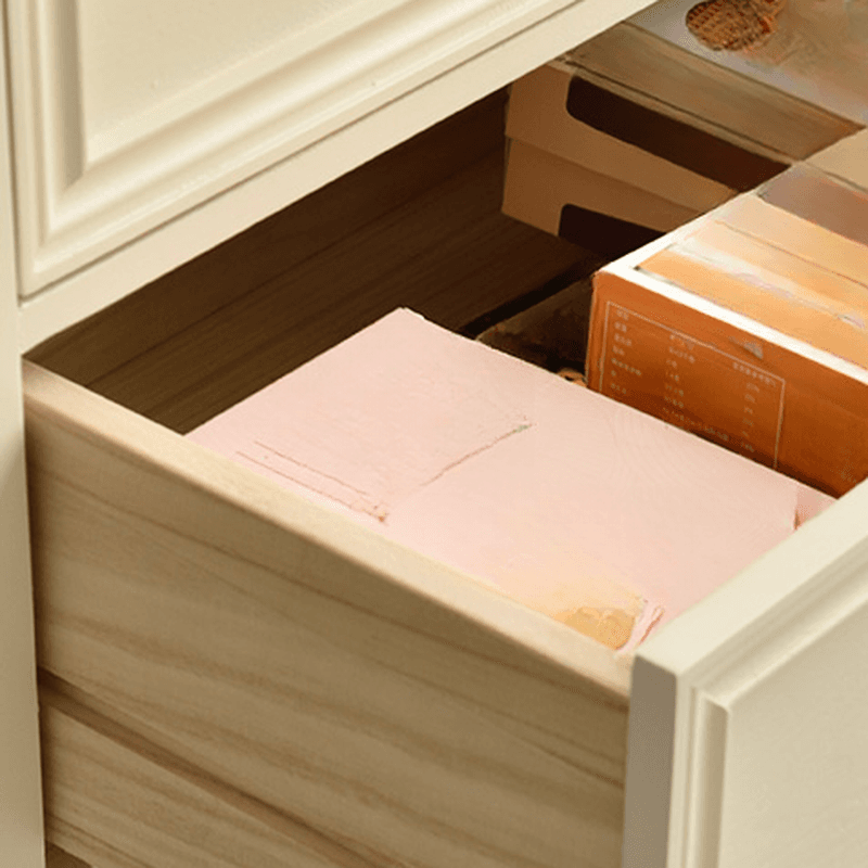 Simplistic Solid+Composite Wood Wardrobe Combo/Lingerie Chest with 7/9/6 Drawers in Horizontal/Vertical Orientation - image 11