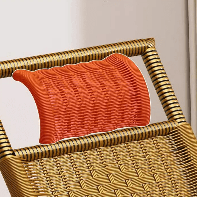 Craftsman Cane Porch Rocker with Round Arm - image 13