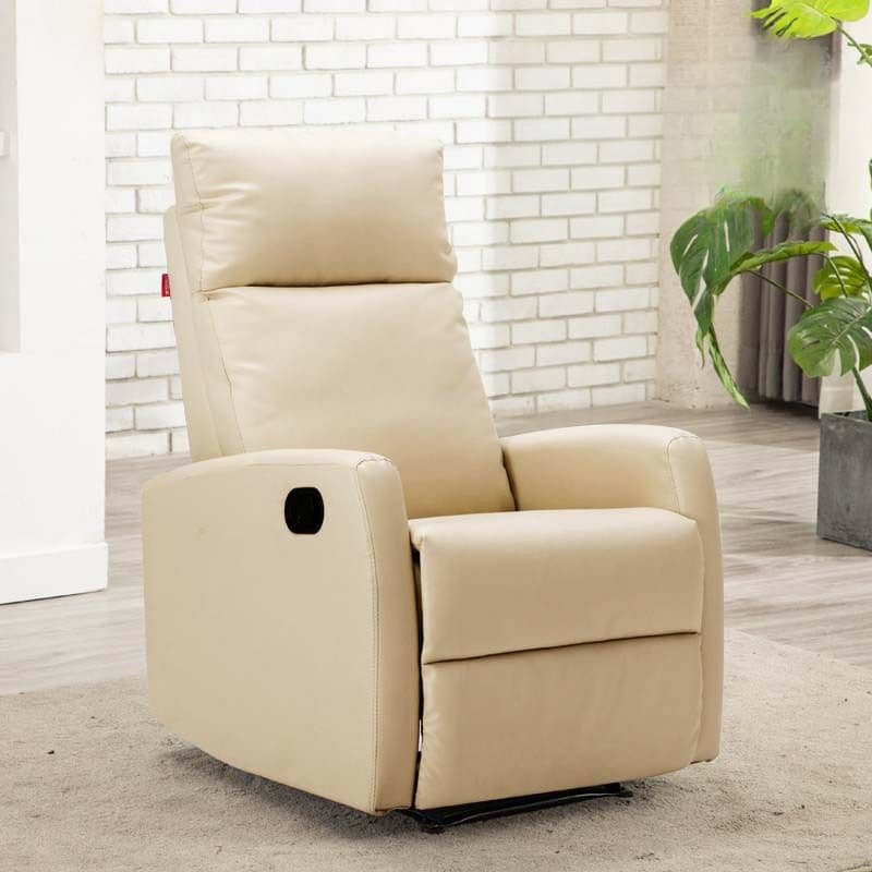 Ergonomic Rotatable Stationary Living Room Rocking Chair with Back