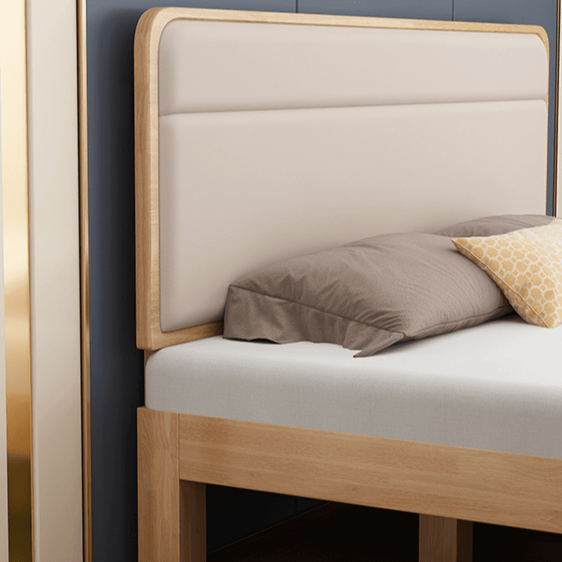 Trendy Full(54"W x 75"L)/Queen(60"W x 80"L)/King(76"W x 80"L) No Distressing Standard（36-55“） Rectangle Panel Headboard with Lumber Frame, Sponge Filling Included/Not Included - image 9