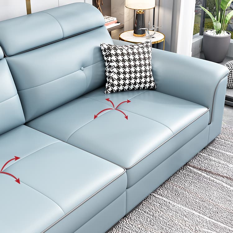 Elegant Tech Cloth Sectional Sofa in L-Shape Design with Cozy Seat Cushions - image 18