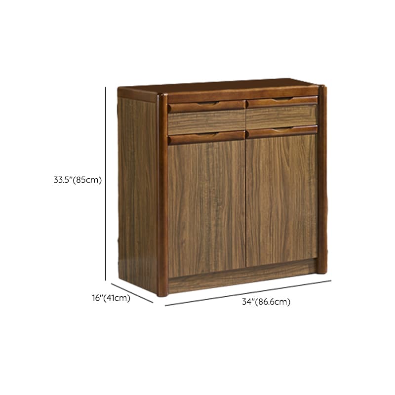 Vintage Style Wood Buffet Sideboard with Cabinets and Drawers - image 22