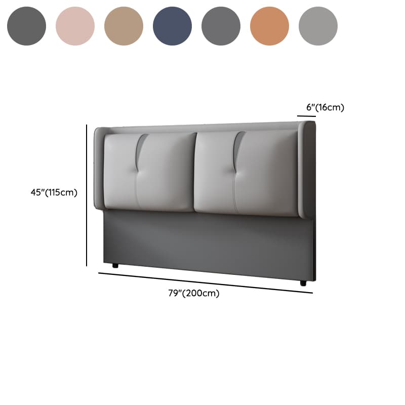 Simplistic Wingback Headboard in Pine Wood with No Distressing, Rectangular Shape for King/Queen/Full Bed, Featuring Sponge Upholstery and Standard Height - image 15