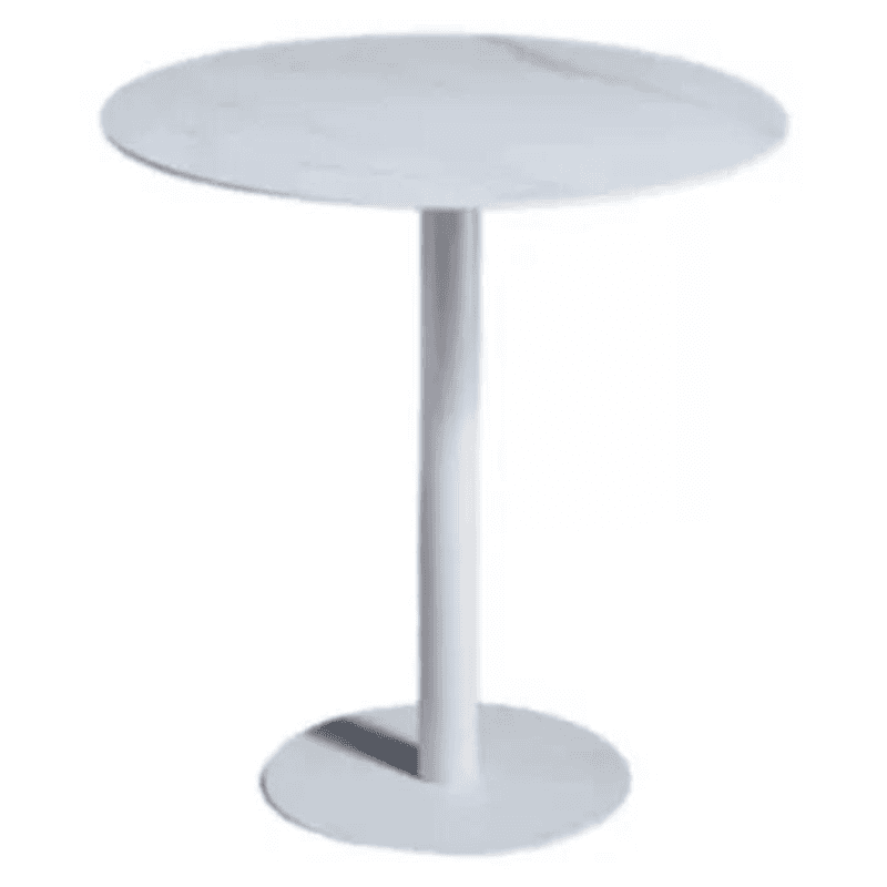 Circular-shaped/Square Standard Height Dining Table for 2 People with Fixed Table Top in a Minimalist Style - image 12