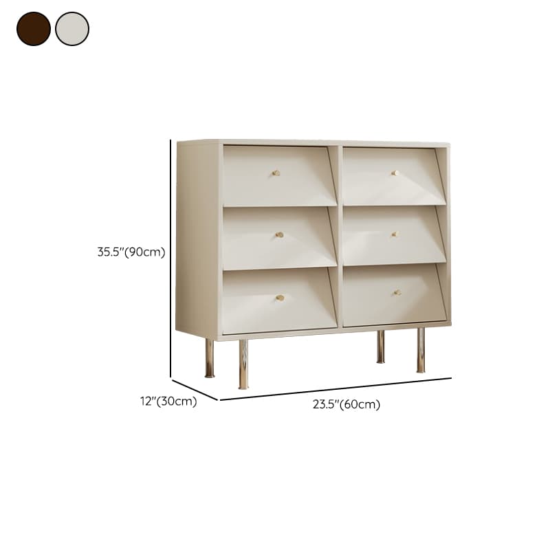 Casual Composite Wood Console Dresser with 6/9 Drawers in Vertical/Horizontal Orientation - image 17