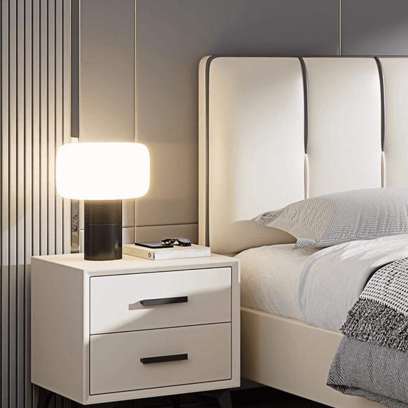 Modish Panel Headboard in Pine Wood with No Distressing, Rectangle Shape for Queen/Full/Twin XL Bed, Featuring Sponge Upholstery and Standard Height - image 9