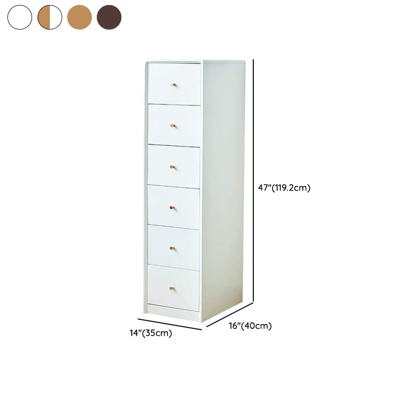 Minimalist Natural Wood Bachelor Chest with 6 Drawers, Vertical Orientation - image 25