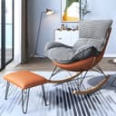 Color Orange Houndstooth