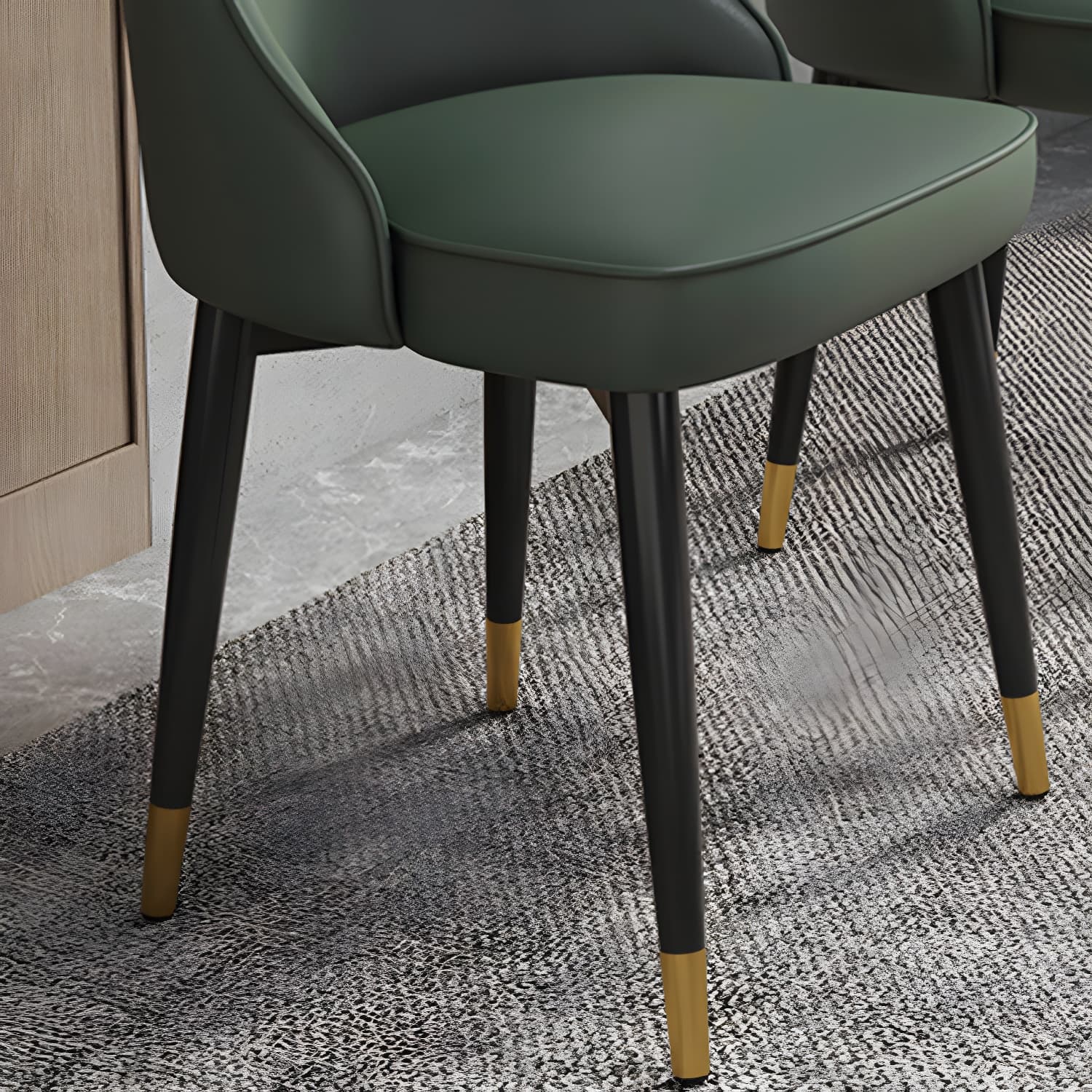Glam Style Side Chair Upholstered Dining Chair for Dining Room - image 18