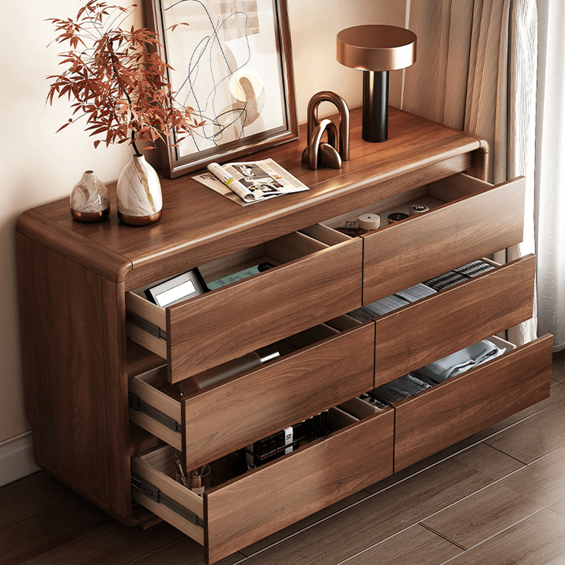 Modish Raw Wood Square Double Dresser/Bachelor Chest/Wardrobe Chest with 6 Drawers/7 Drawers/5 Drawers in Horizontal/Vertical Orientation - image 4