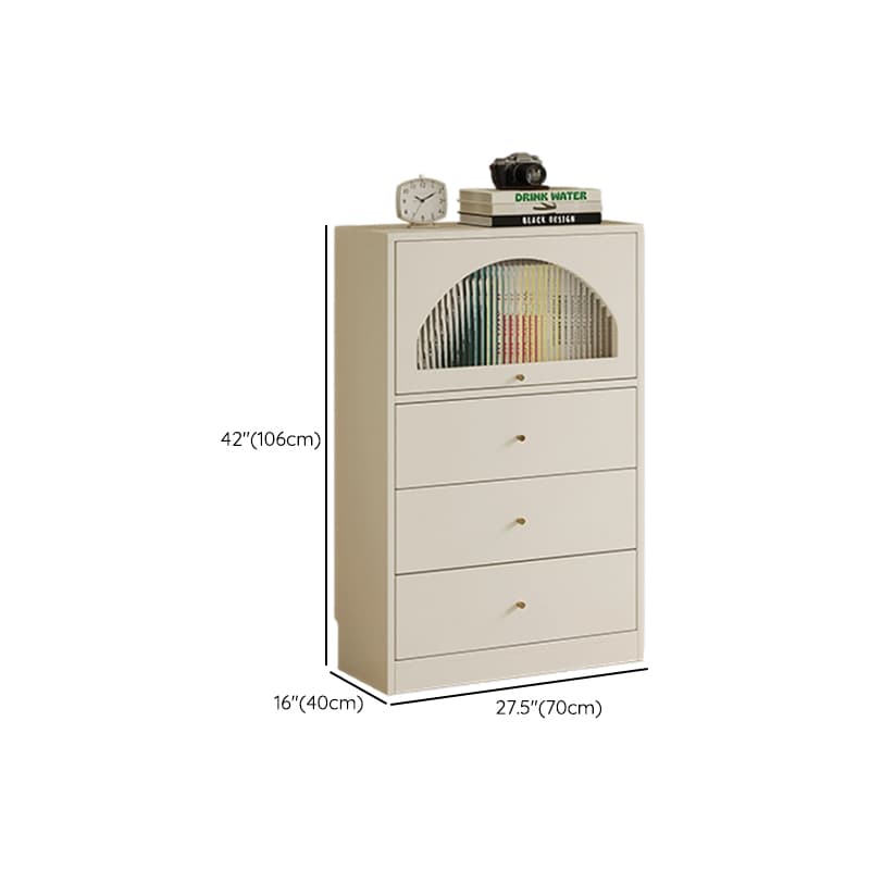 Chalk Casual Composite Wood Combo Dresser for Parlor with 6/3/5 Drawers and Hutch in Vertical Orientation - image 12