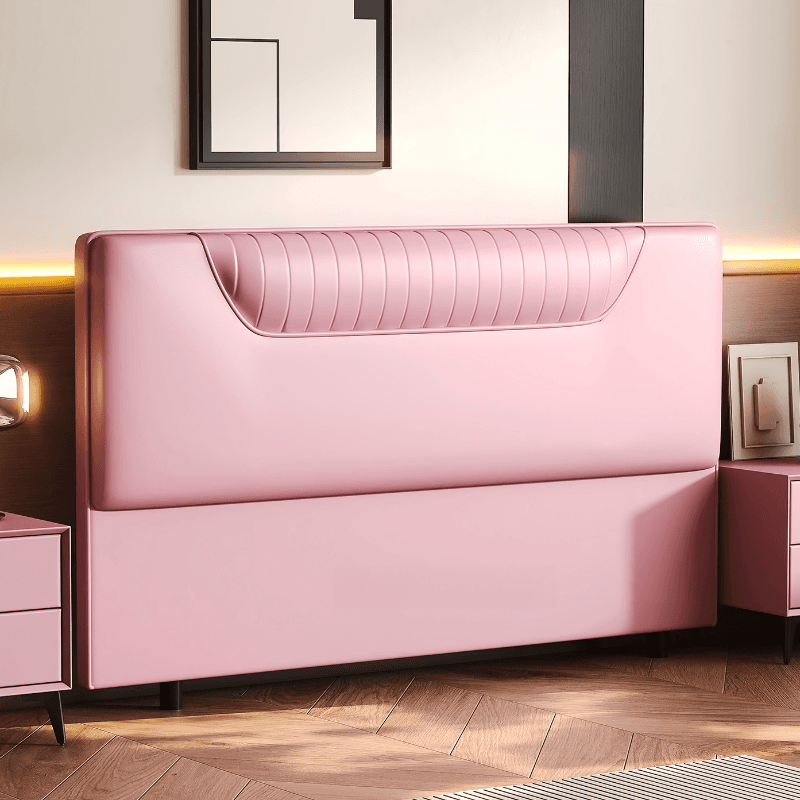 Simplistic Panel Headboard in Pine Wood with No Distressing, Rectangular Shape for King/Queen/Full Bed, Featuring Sponge Upholstery and Standard Height - image 8