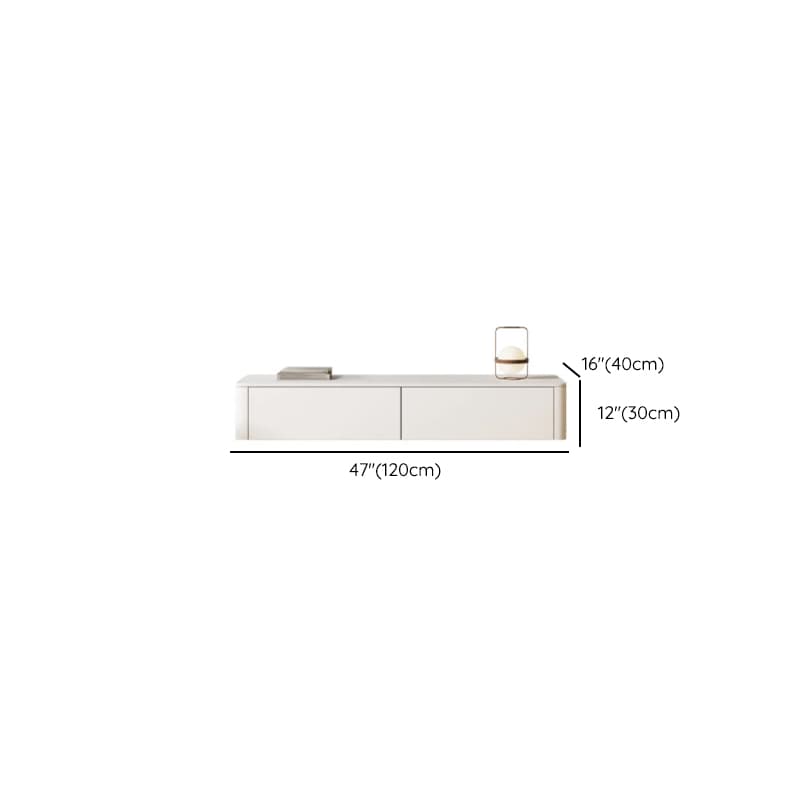 Ivory Rectangular Wall-supported TV Stand with 6 Drawers/5 Drawers - image 33