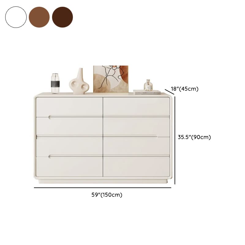 Simplistic Bleached Wood Lingerie Chest/Double Dresser/Bachelor Chest with 5/4/6 Drawers in Vertical/Horizontal Orientation - image 26