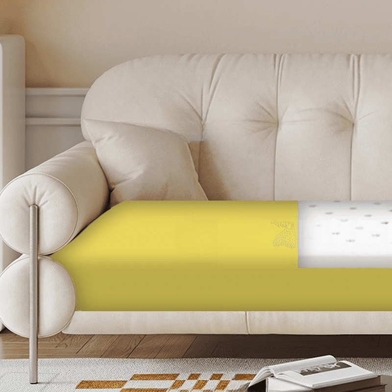 Modish Solid Color Stain Resistant Standard Sofa/Loveseat for 3-seater/4-seater/5 Person - image 10