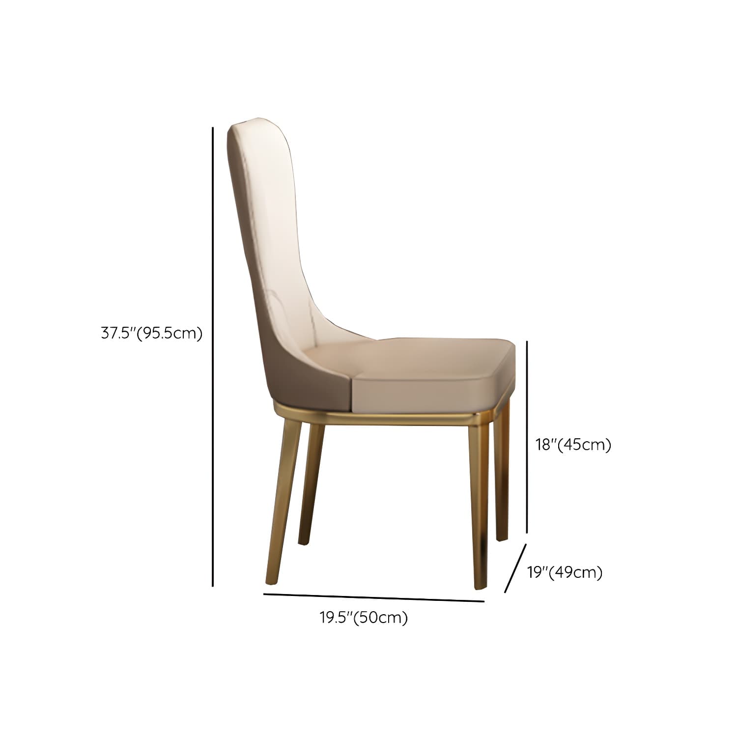 1/5/7/9 Piece Rectangle Stone Top Glam Dining Room Chair Set - image 15