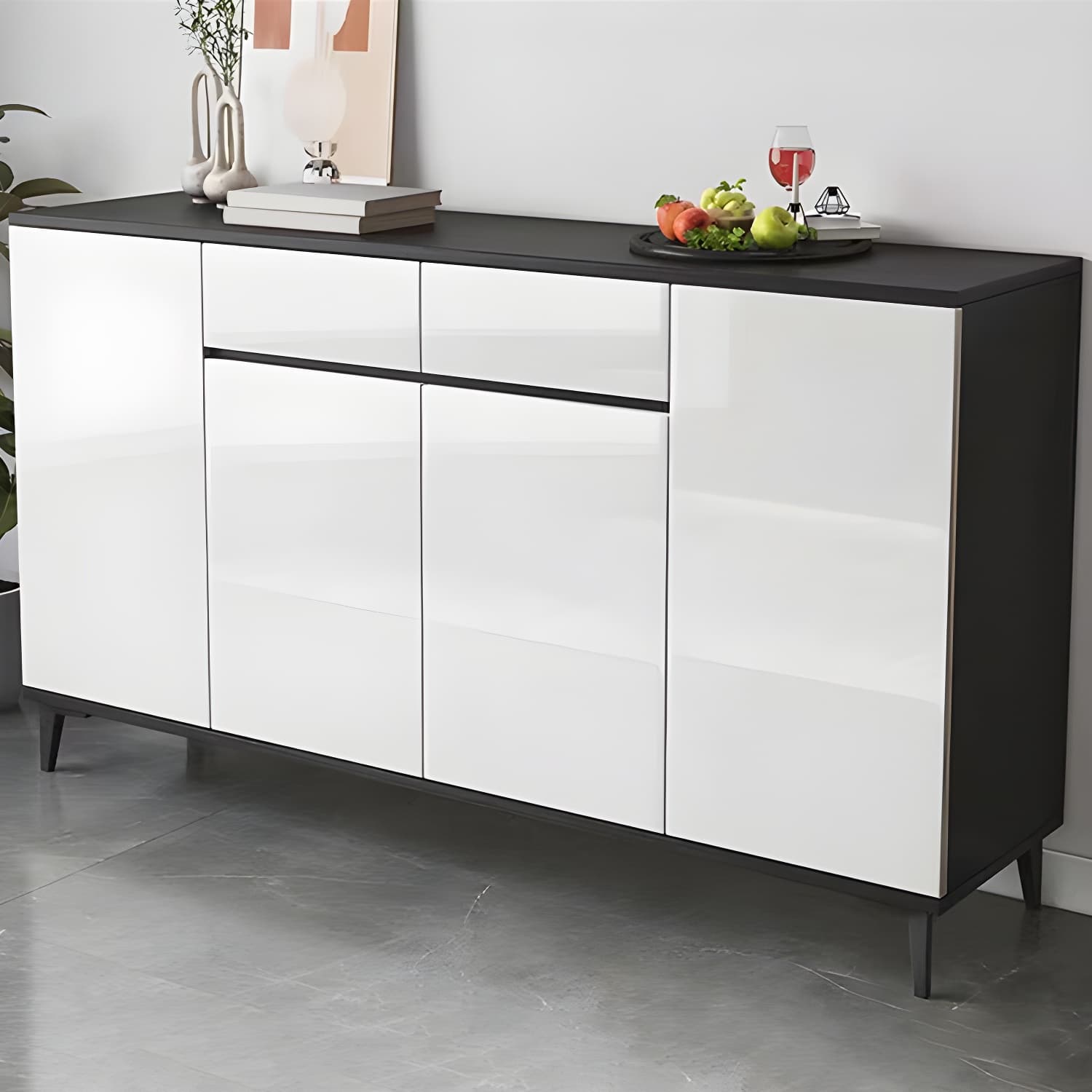 Contemporary Sideboard Cabinet with Drawer and Door for Living Room - image 5