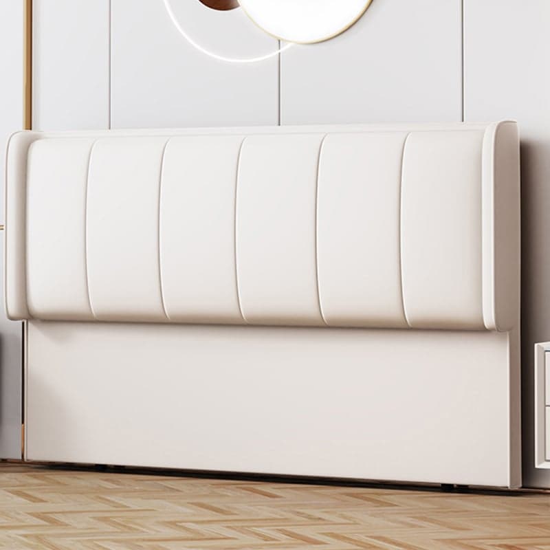 Trendy Panel Headboard in Natural Wood with No Distressing, Rectangle Shape for Twin XL/Full/Queen Bed, Featuring Sponge Upholstery Fill and Standard Height - image 4