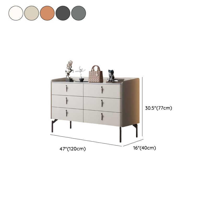 Modern Simple Style Stone Double Dresser/Bachelor Chest, Horizontal/Vertical - image 17
