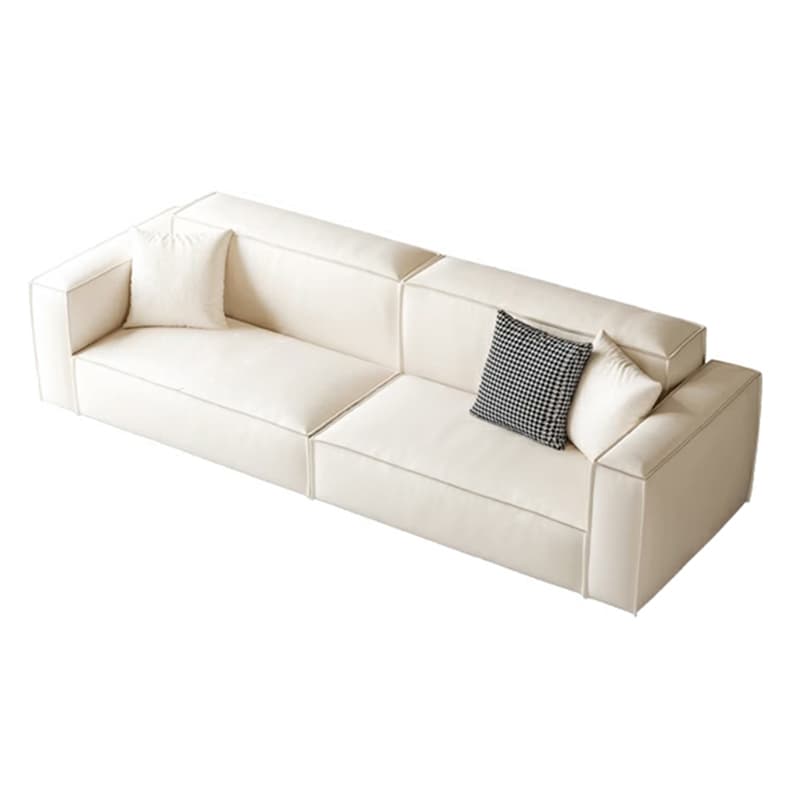 Luxurious Nappa Upholstered Sectional Sofa in Soft Nappa Leather - image 5