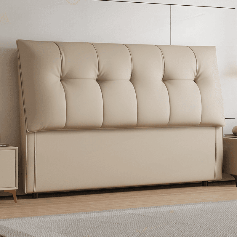 Trendy Panel Headboard with No Distressing, Piled Tufted Rectangle Design for King/Queen/Full Bed, Featuring Sponge Upholstery and Standard Height - image 6