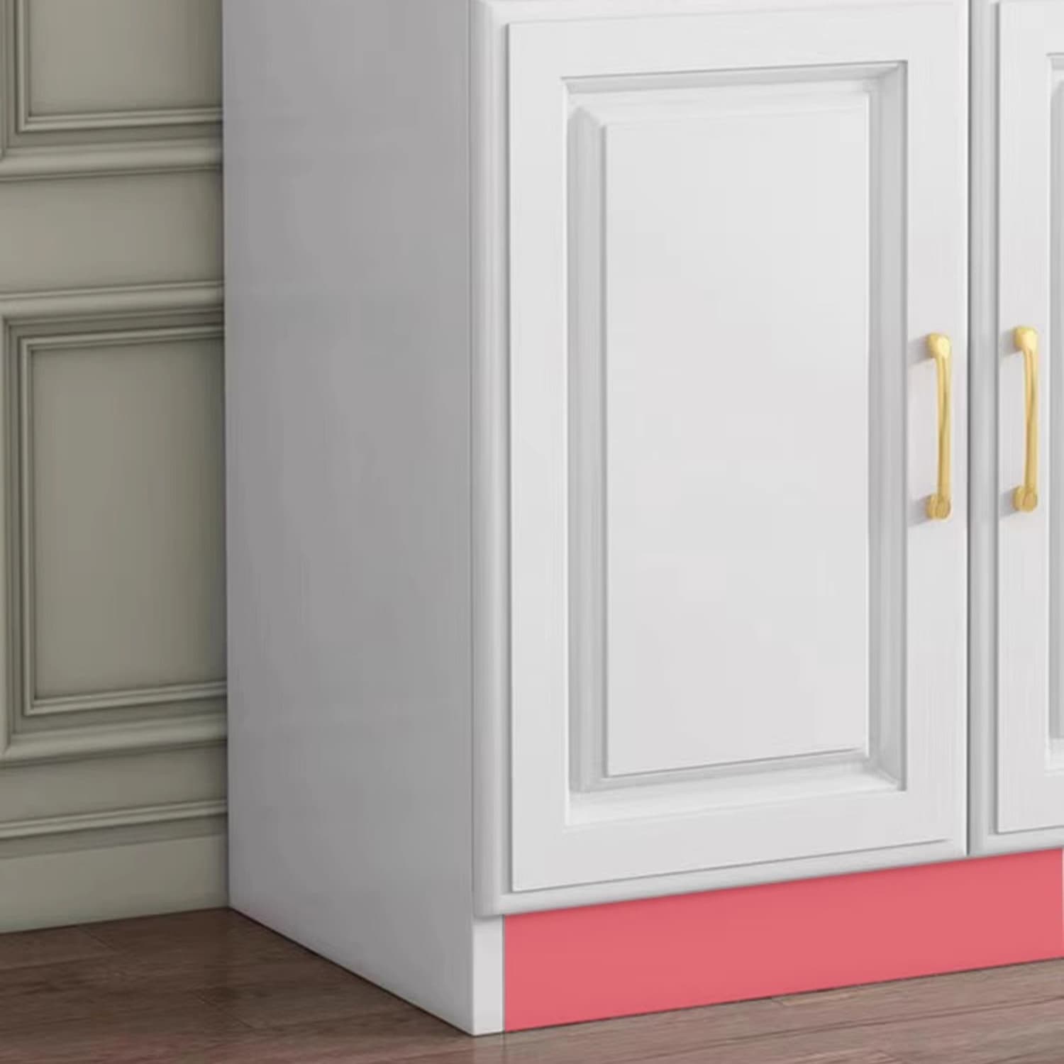 Detached Narrow/Standard Sideboard in Slab for Sitting Room with Pantry Hutch, 1 Shelf, 4 Doors/3 Doors/2 Doors and 4 Drawers/3 Drawers/2 Drawers in a Trendy Style - image 9