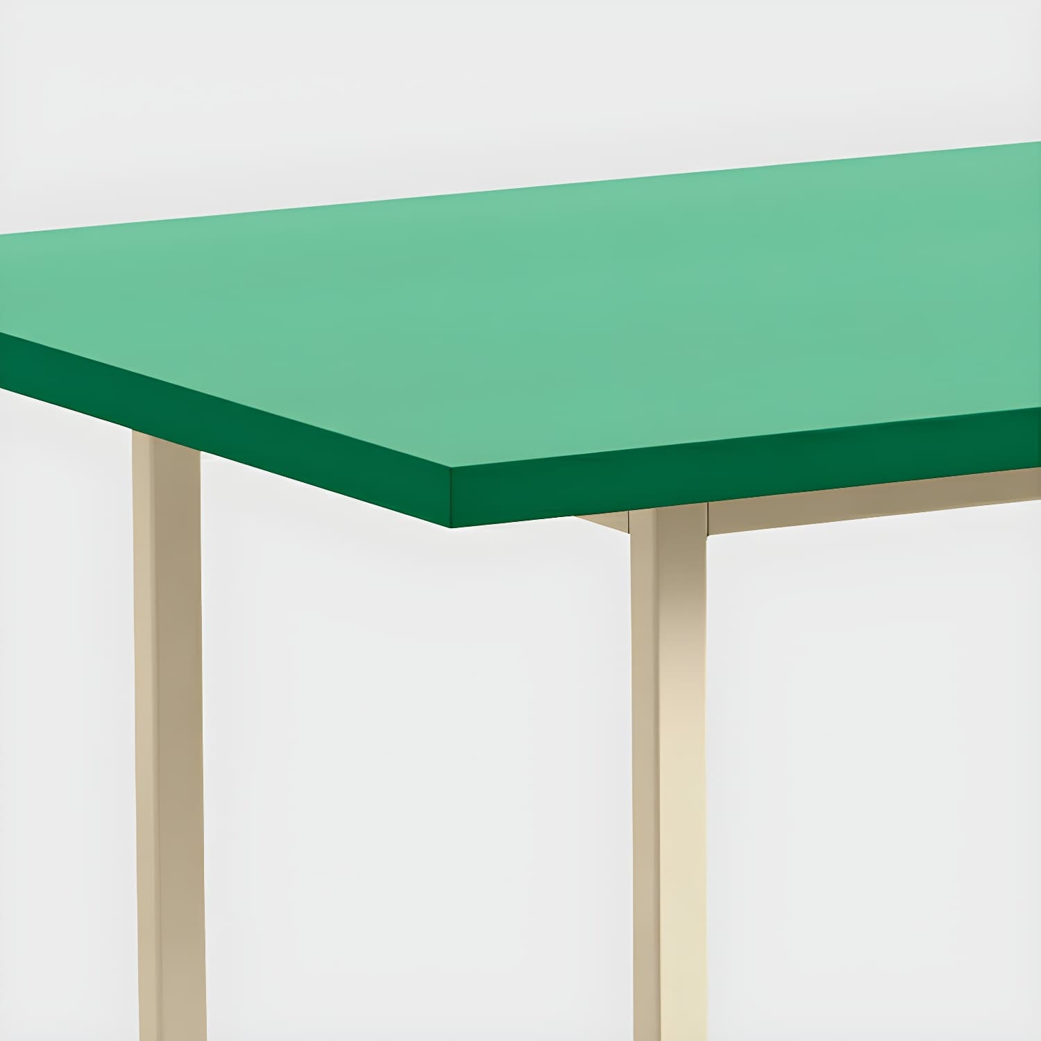 Scandinavian Wooden Rectangular Dining Table with Standard Height Legs - image 7