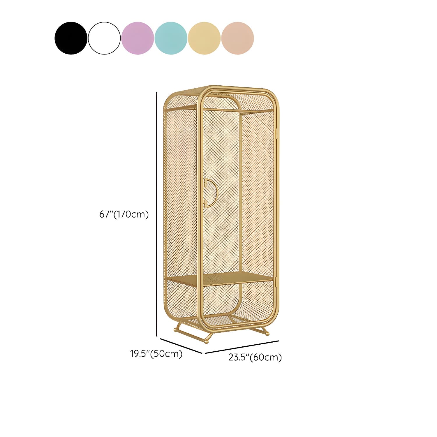 Contemporary Wardrobe Closet Metal Wardrobe Cabinet for Bedroom - image 19
