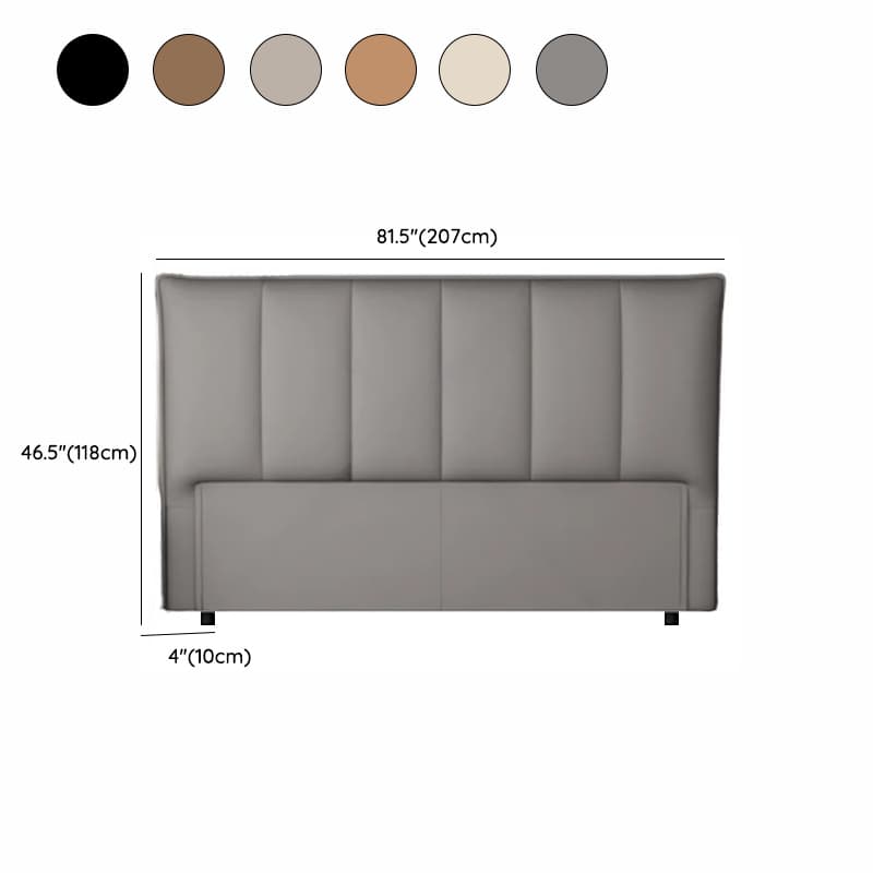 Free-standing Standard No Distressing Rectangle Panel Wood/ Upholstery Sponge Headboard, Standard（36-55“） High, Full(54"W x 75"L)/Twin(38"W x 75"L) Size - image 16