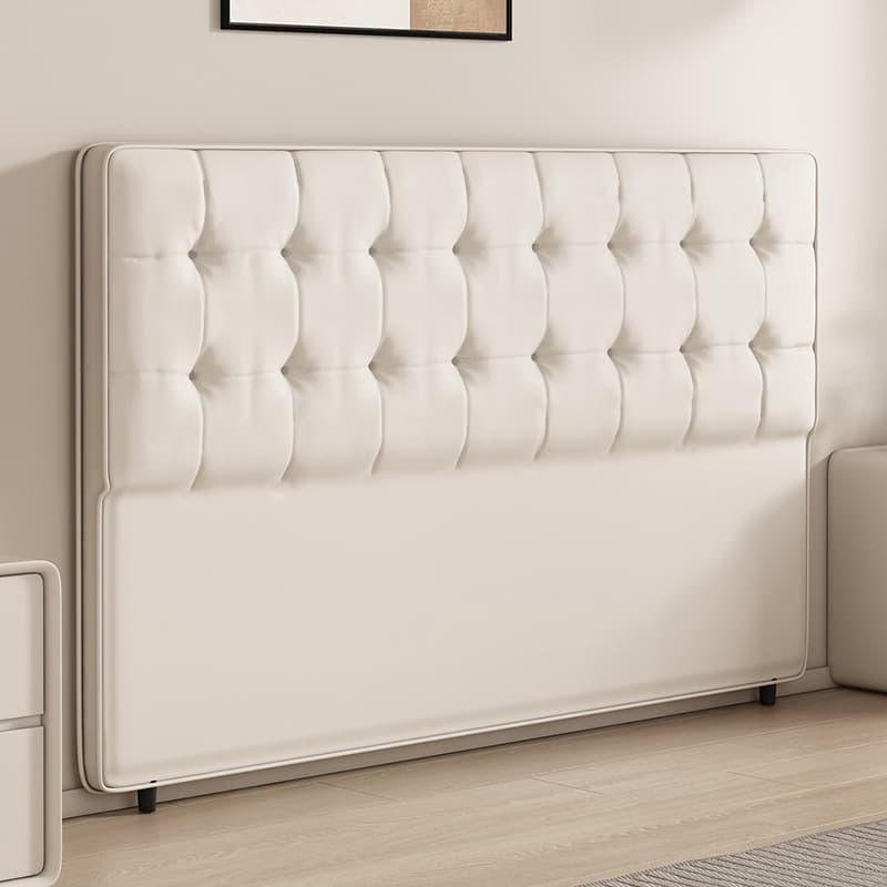 Minimalist Free-standing Standard Full(54"W x 75"L) Wood/ Upholstery Panel No Distressing With Legs and Stitch-tufted - image 7